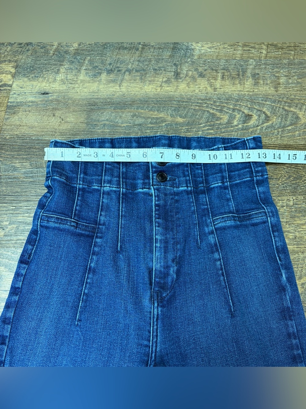 Free People We the Free Jayde Flare Ultra High Rise Jeans Womens 27x31 Boho - Picture 5 of 12